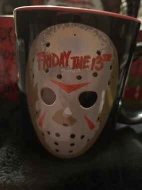 Black Horror Mask Mug - Official Movie Design